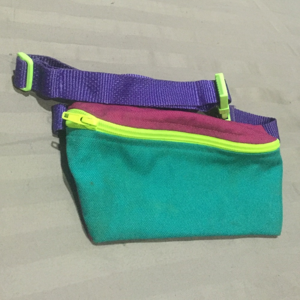 American apparel multi color fanny pack